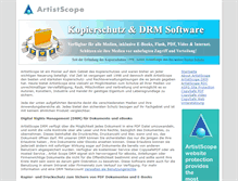 Tablet Screenshot of de.artistscope.com